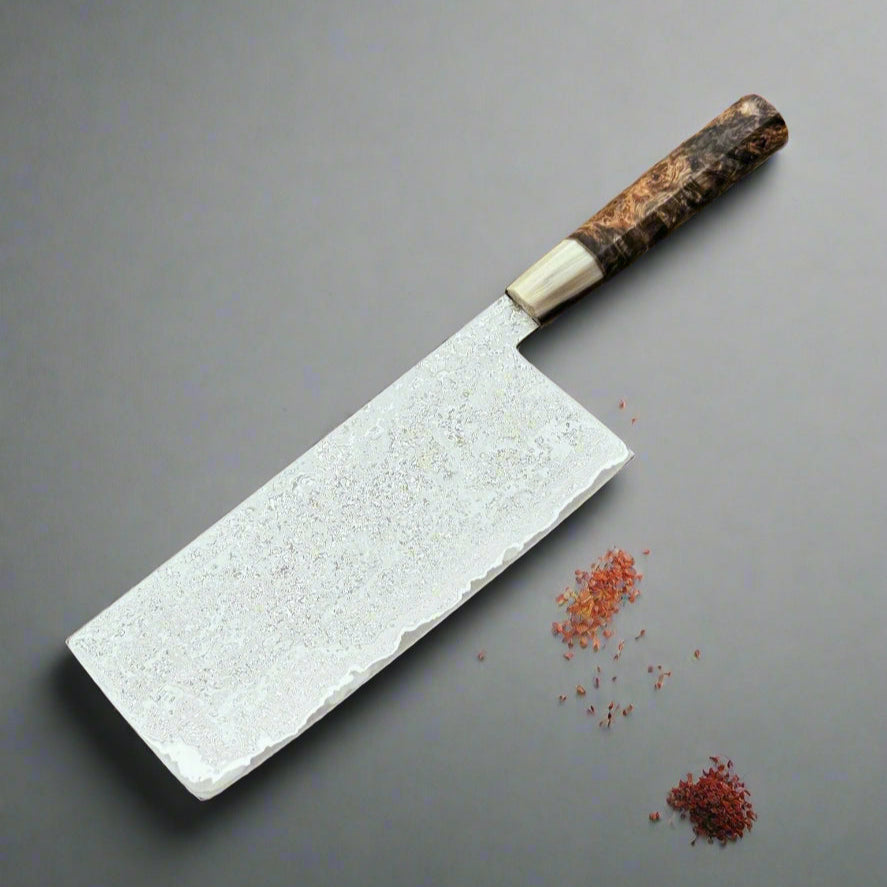 Takumi 8" Premium Damascus Cleaver Knife