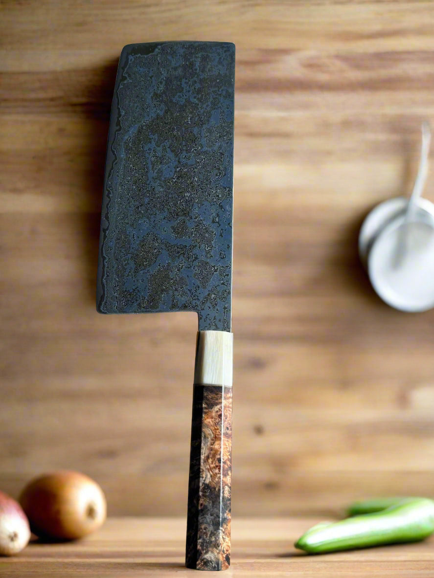 Takumi 8" Premium Damascus Cleaver Knife
