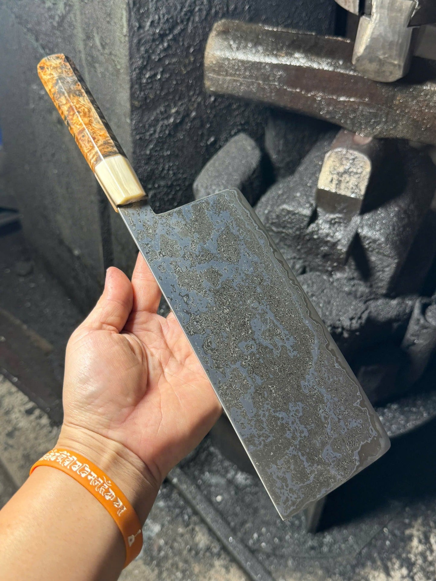 Takumi 8" Premium Damascus Cleaver Knife