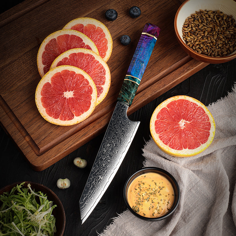 Azayaga 5.5" Damascus Steel Utility Knife