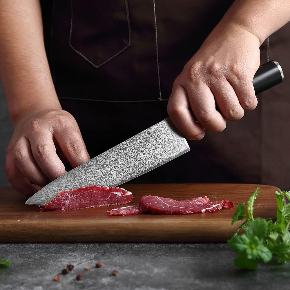 Shogun 7-Piece Damascus Steel Knife Set