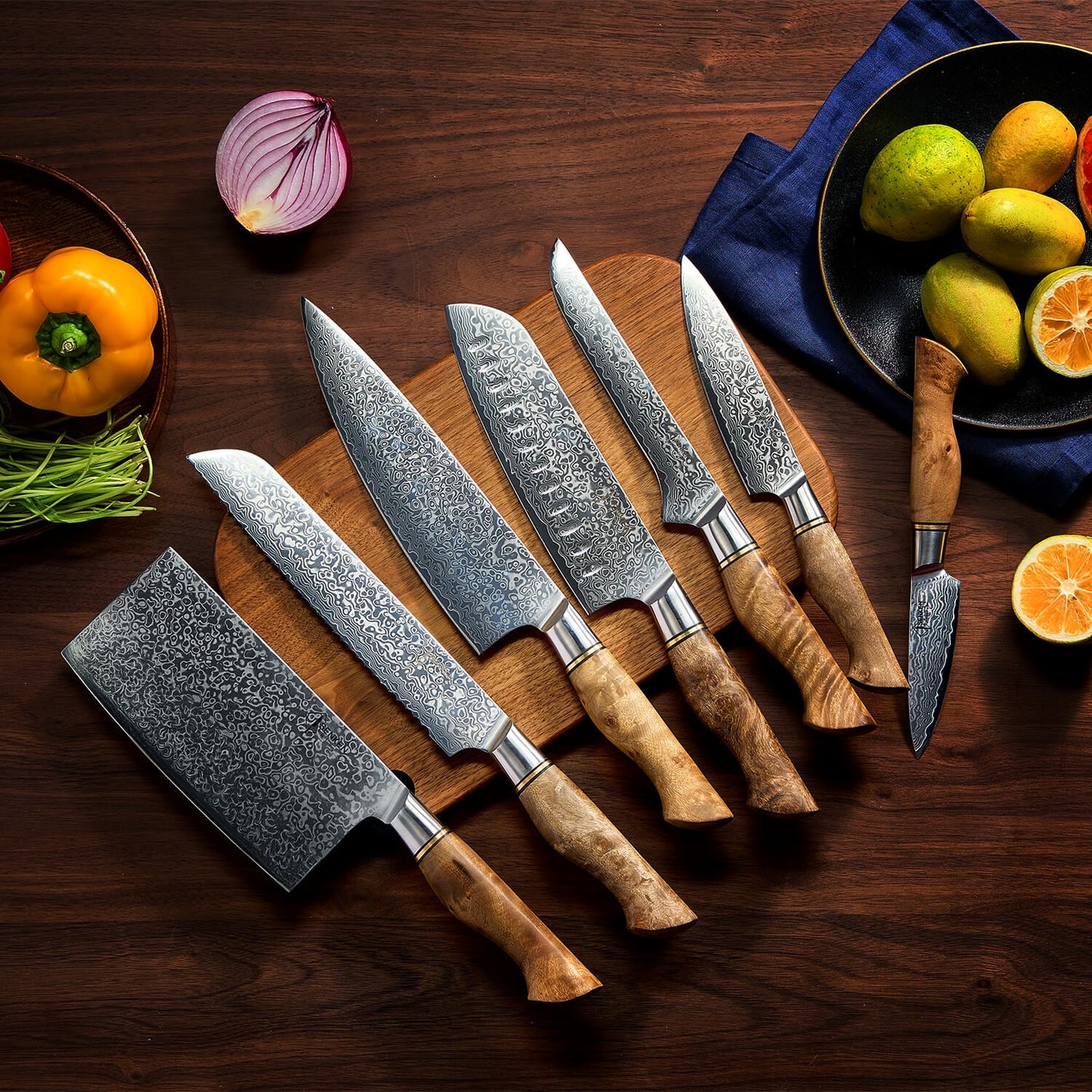 Takara 8" Damascus Steel Chef Knife
