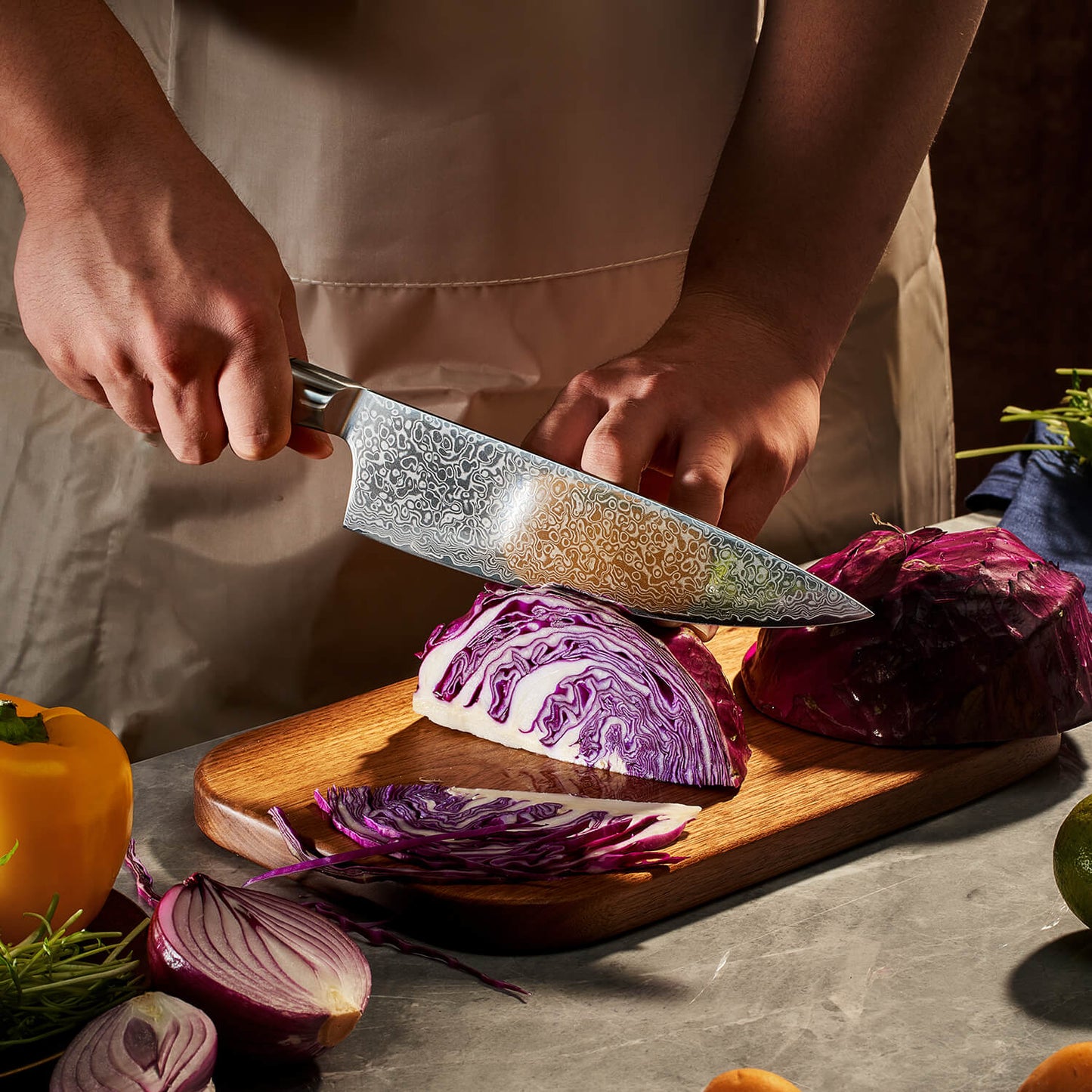 Takara 8" Damascus Steel Chef Knife
