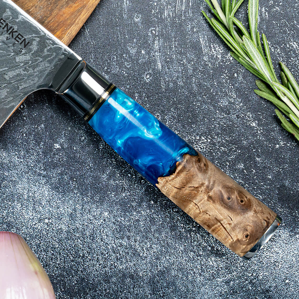 Aokami 7-Piece Damascus Steel Knife Set
