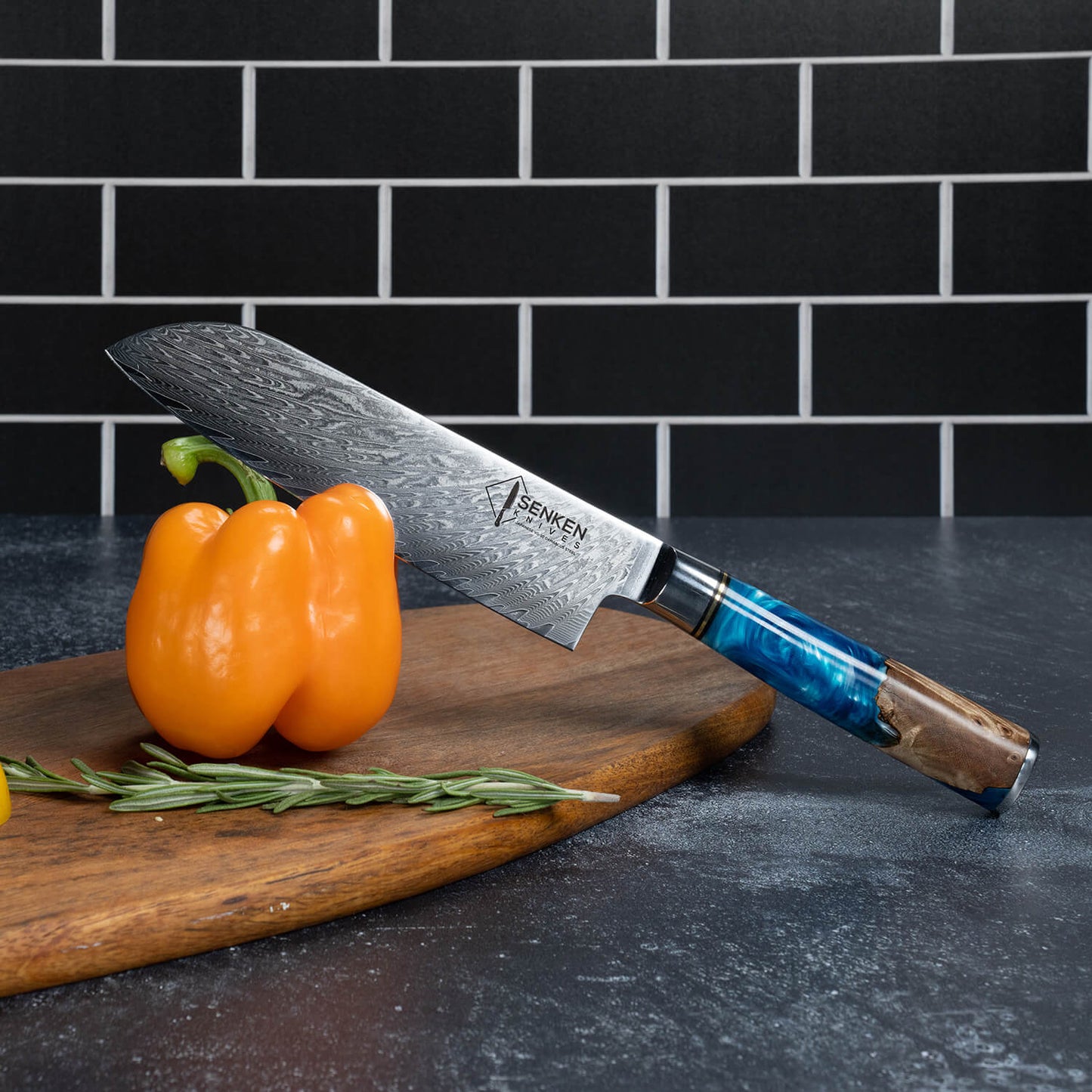 Aokami 7-Piece Damascus Steel Knife Set