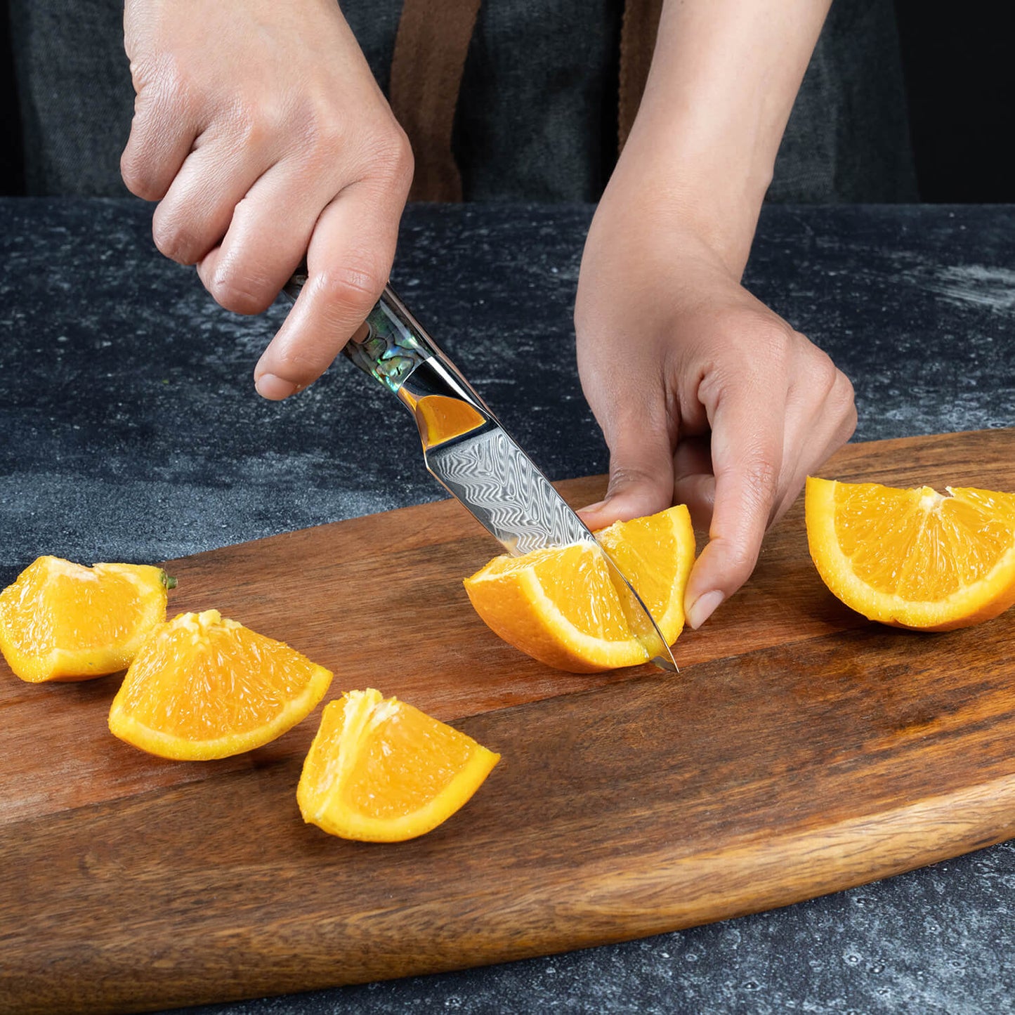 Kira 3.5" Damascus Steel Paring Knife
