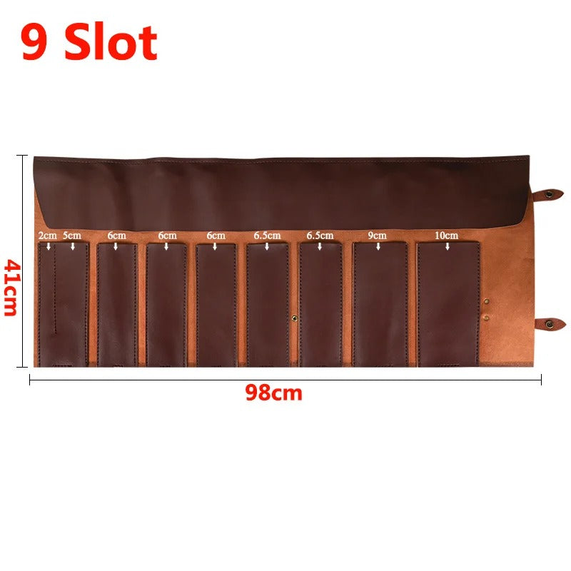 Leather Roll Bag Storage