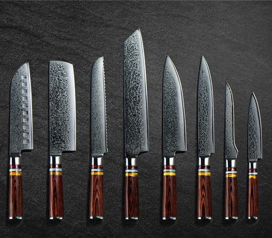 Damascus-Knife-Set