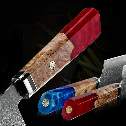 Hinata 6-Piece Damascus Steel Knife Set