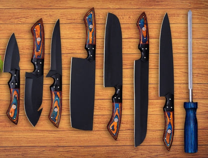 Karik 8-Piece Damascus Steel Knife Set