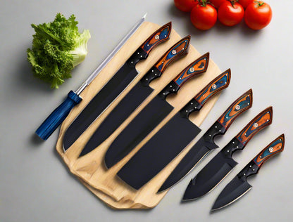 Karik 8-Piece Damascus Steel Knife Set