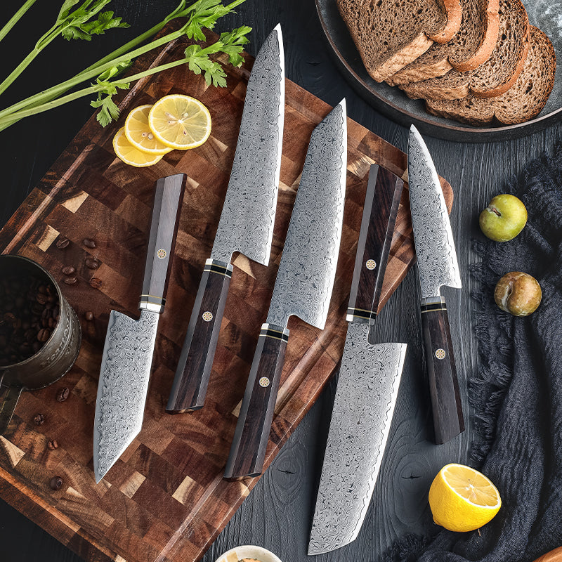 Hikari 5-Piece Damascus Steel Knife Set