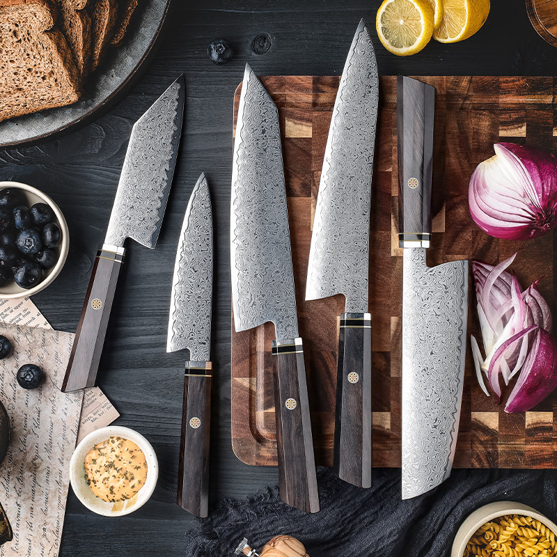 Hikari 5-Piece Damascus Steel Knife Set