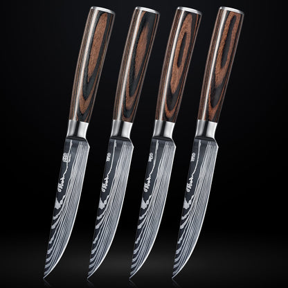 Musashi High-Carbon Steel Steak Knife Set