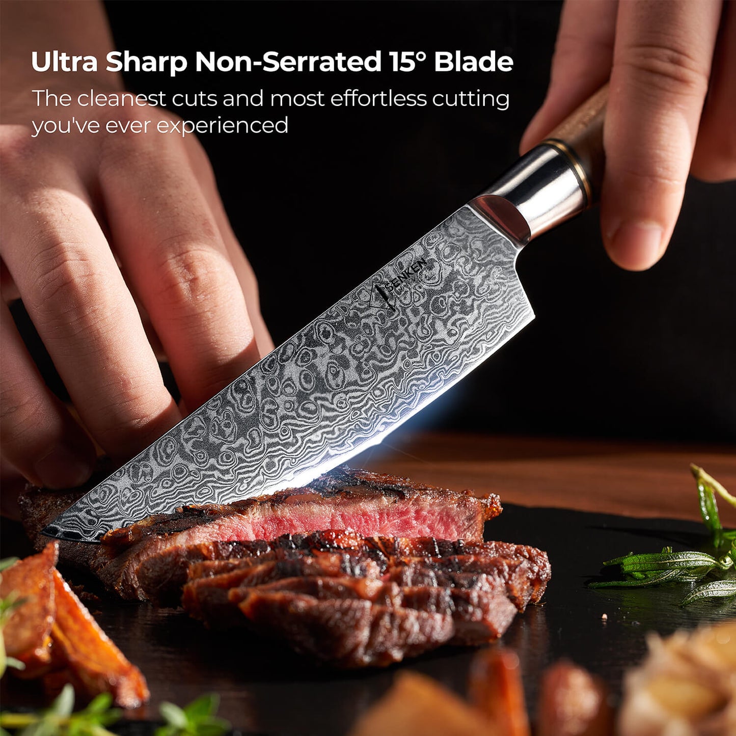 Takara 6-Piece Damascus Steel Steak Knife Set