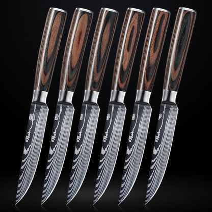 Musashi High-Carbon Steel Steak Knife Set