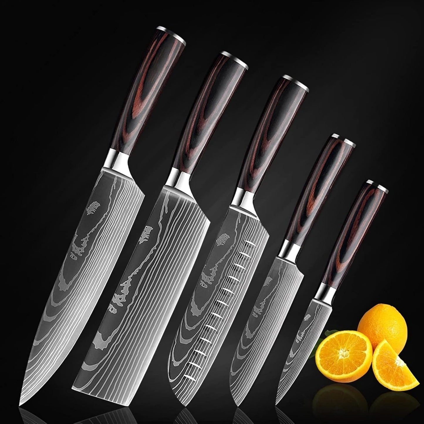 Aikawa 15pcs Ultra Sharp Knife Block Set