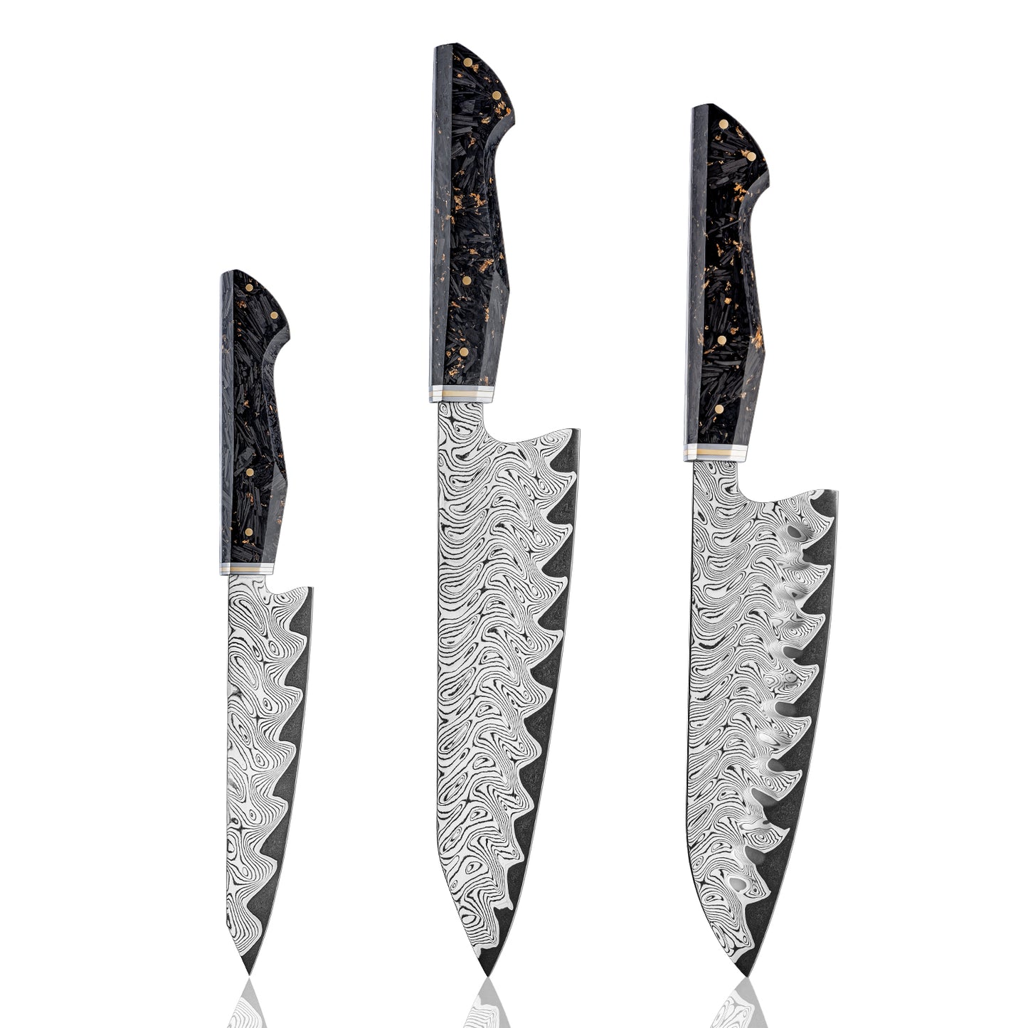 Daikokuten 7-Piece Damascus Steel Knife Set