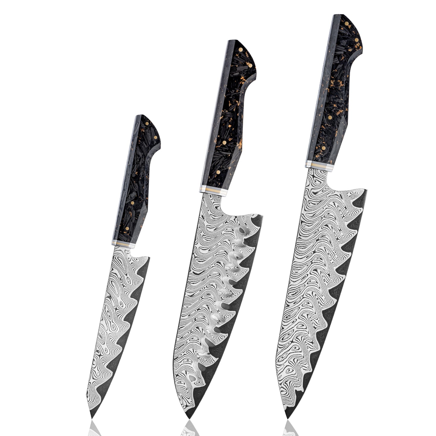 Daikokuten 7-Piece Damascus Steel Knife Set