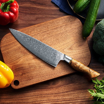Takara 8" Damascus Steel Chef Knife