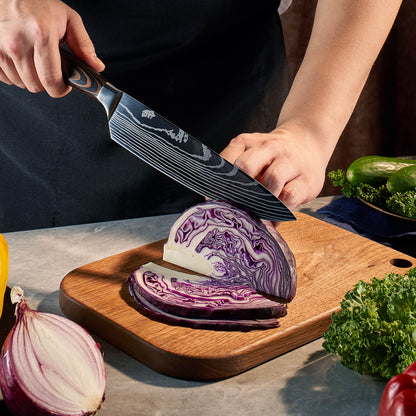 Musashi 8-Piece Damascus Steel Knife Set