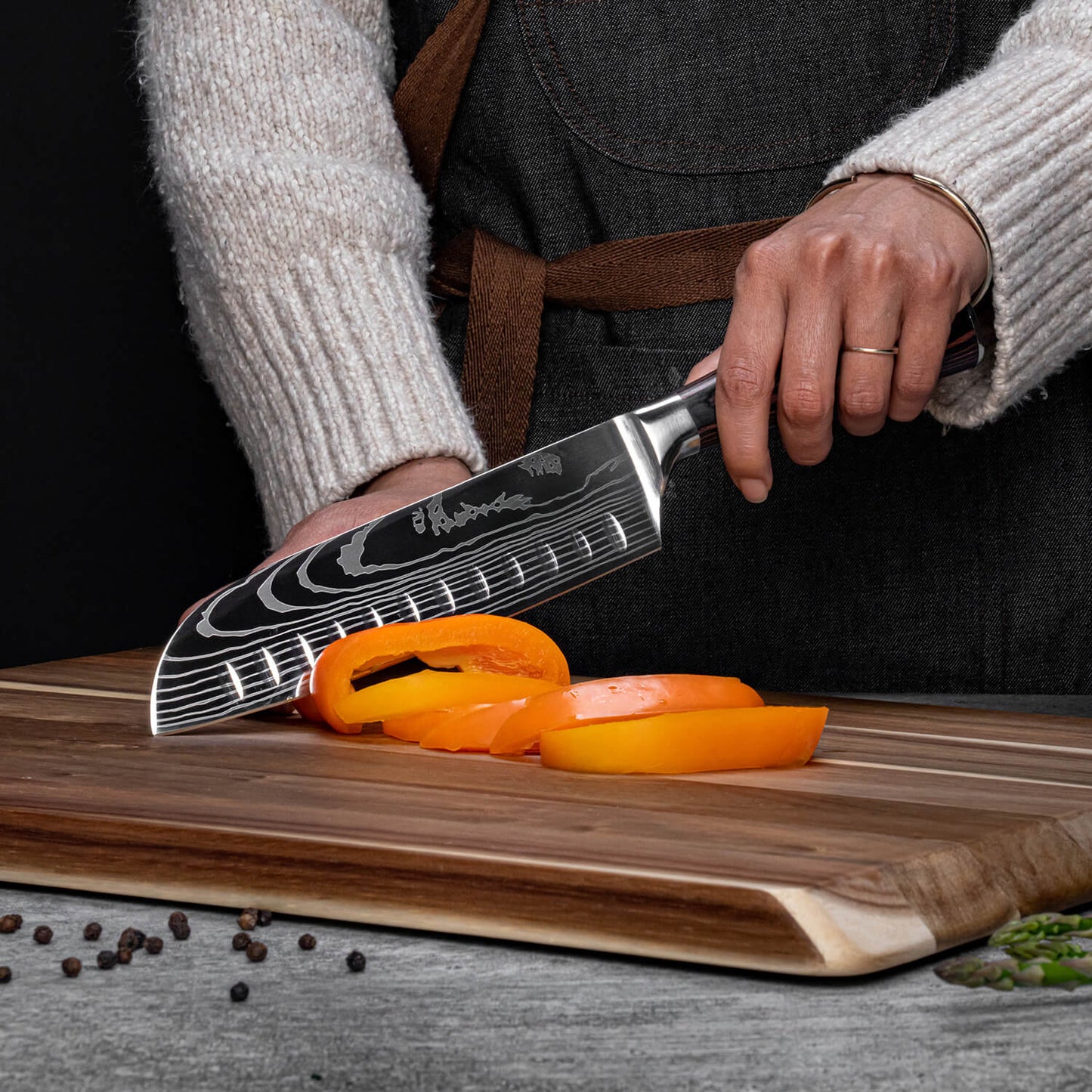Musashi 8-Piece Damascus Steel Knife Set