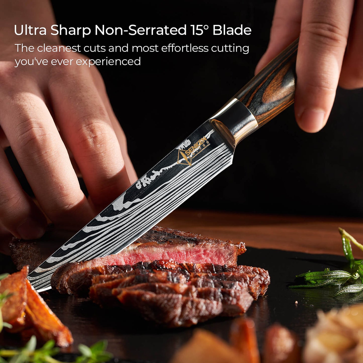 Musashi High-Carbon Steel Steak Knife Set
