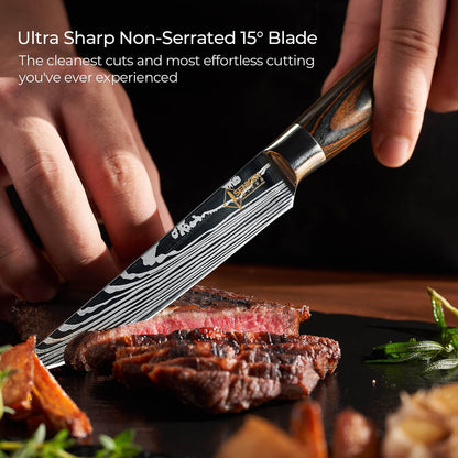 Musashi High-Carbon Steel Steak Knife Set