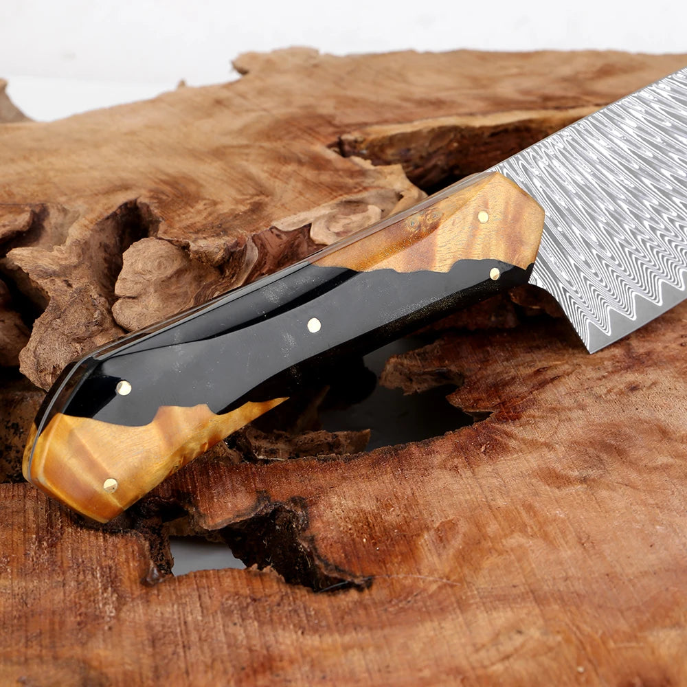 Kensei 6-Piece Damascus Steel Knife Set