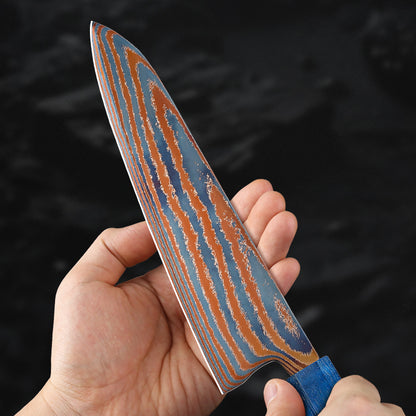 Azayaga 8" Timascus Titanium Chef Knife