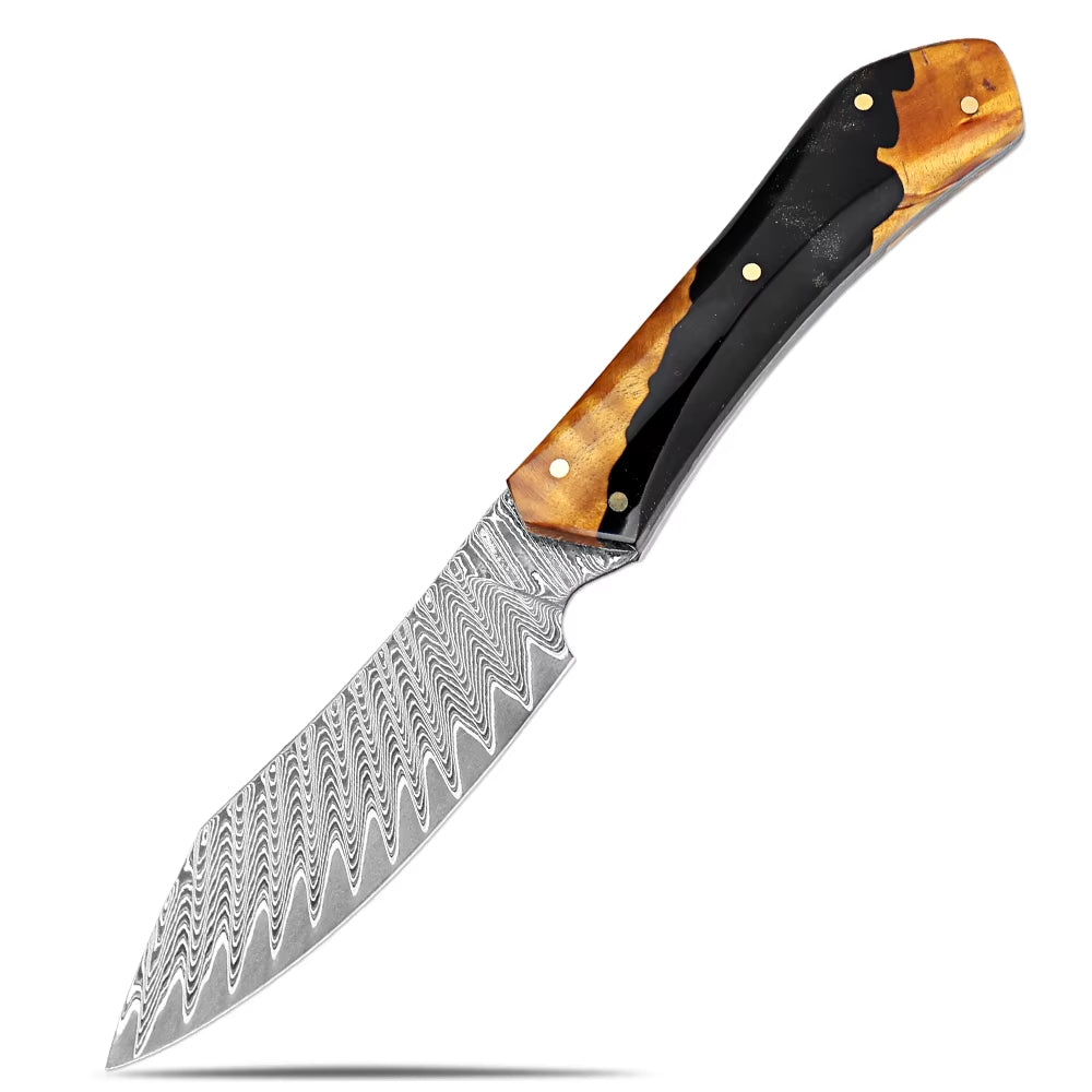Kensei 6-Piece Damascus Steel Knife Set