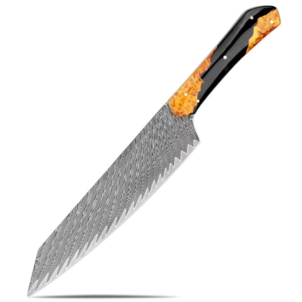 Kensei 6-Piece Damascus Steel Knife Set