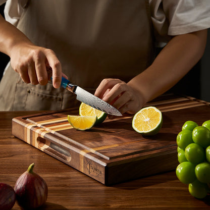 Aokami 7-Piece Damascus Steel Knife Set