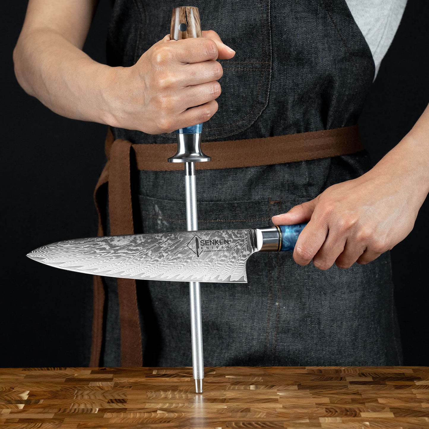Aokami Sharpening Steel Rod