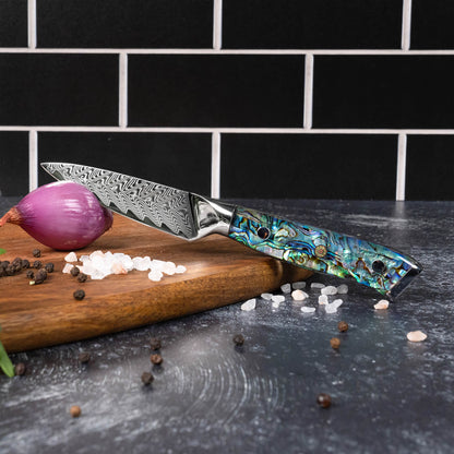 Kira 3.5" Damascus Steel Paring Knife