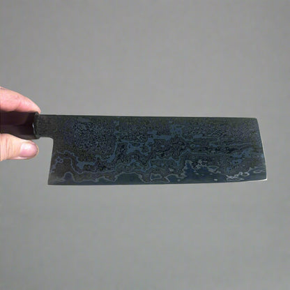 Tetsu 7" Premium Carbon Damascus Nakiri Knife