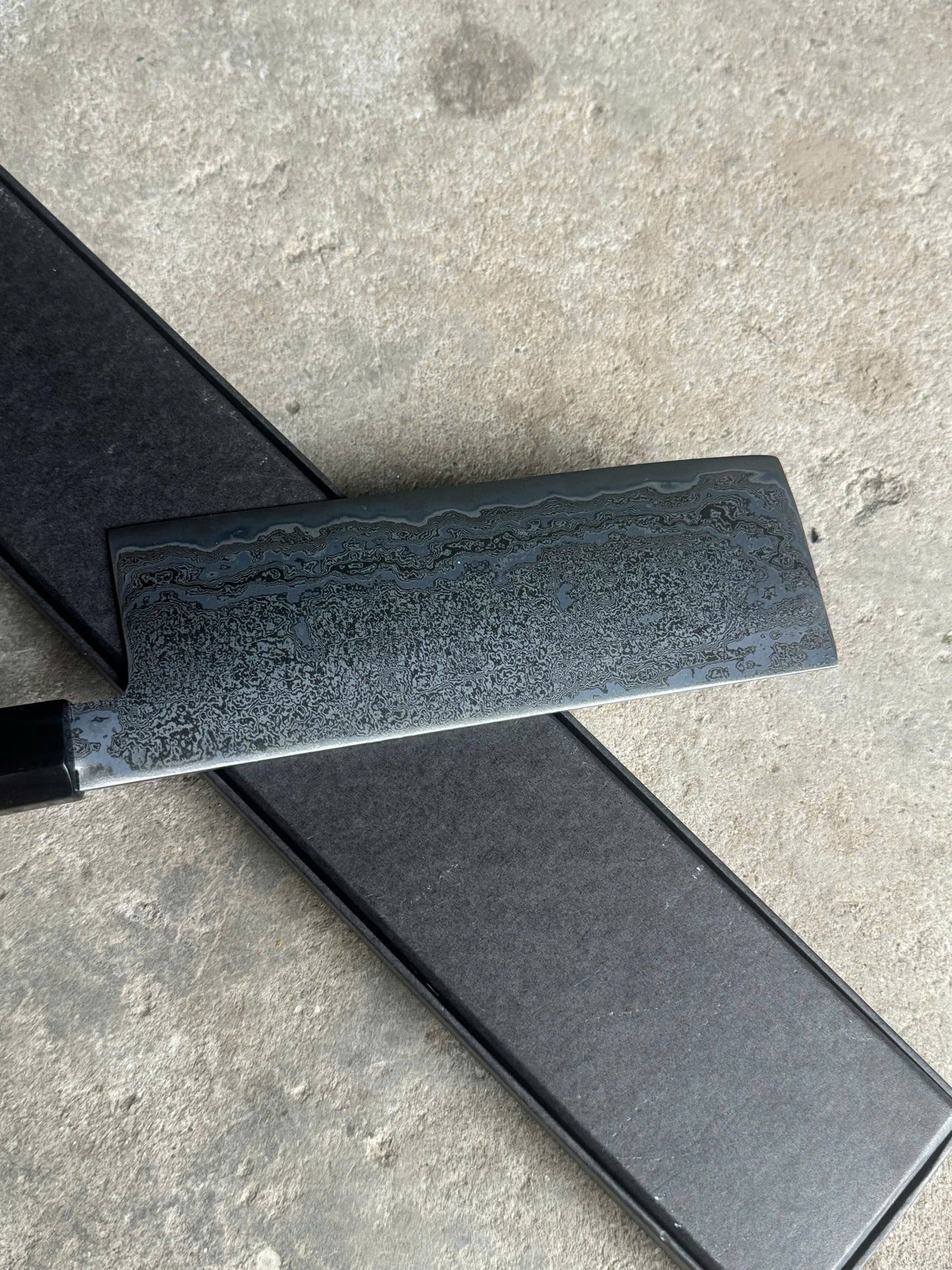 Tetsu 7" Premium Carbon Damascus Nakiri Knife