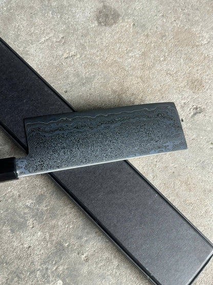 Tetsu 7" Premium Carbon Damascus Nakiri Knife